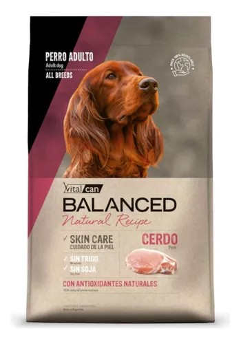 Balanced Natural Recipe Cerdo 15kg