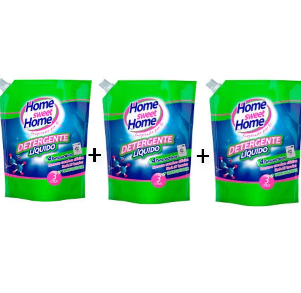 PROMO Home Sweet Home (3X detergentes 3lts.)