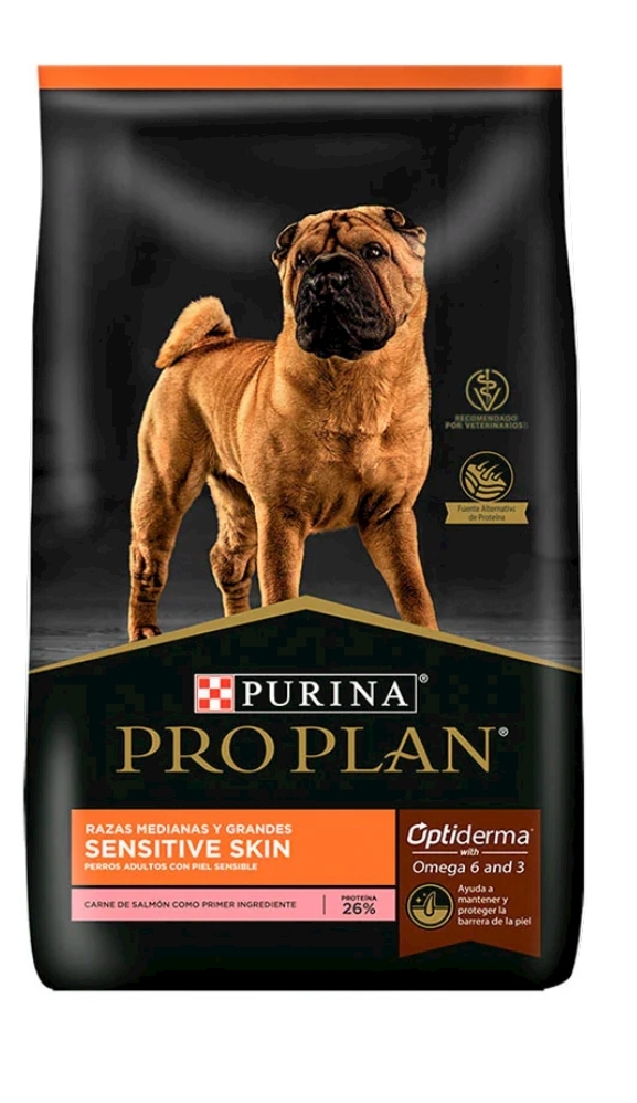 Pro Plan Sensitive Skin Salmon Medianos y Grandes 12kg