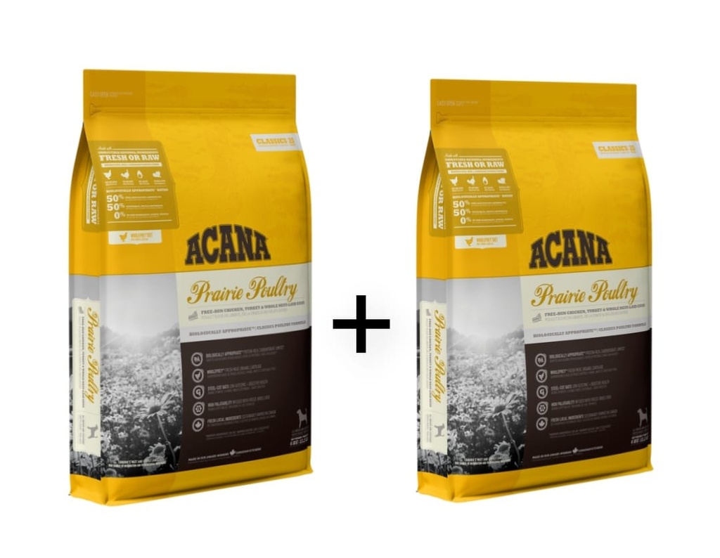 PROMO Acana Classic Prairie Poultry 9.7kg × 2