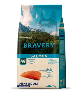 Bravery Mini Adult Salmon 7Kg